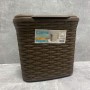 Корзина для порошка 7 л Ucsan plastik М-070 коричневая (1226670)