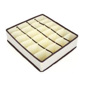 Органайзер тканинний в шафу для зберігання 24 комірки ANbeauty Beige (AN0103410) (1402803)