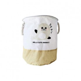 Hello cute animals Кот Корзина для игрушек и белья  MGZ-1006(Gold) 35 х 40 см Mega Zayka (1431216)