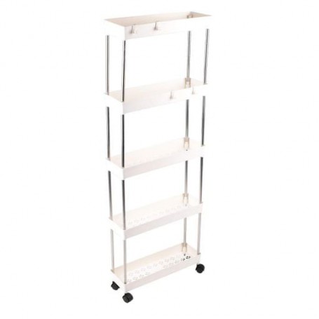 Этажерка стеллаж на 5 полок на колесах (1272052)