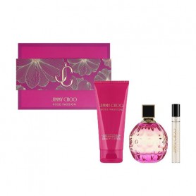 Парфюмированный набор женский Jimmy Choo Rose Passion (парфюмированная вода, 100 мл + лосьон для тела, 100 мл + парфюмированная 