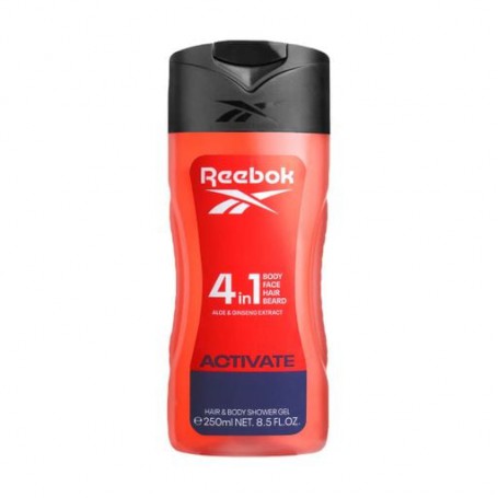 Парфюмированный гель для душа Reebok Activate Your Senses Hair &amp Body Shower Gel мужской, 250 мл