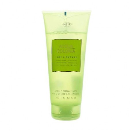 Парфюмированный гель для душа Maurer &amp Wirtz 4711 Acqua Colonia Lime &amp Nutmeg унисекс, 200 мл