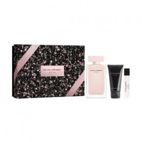 Парфюмированный набор Narciso Rodriguez For Her женский (парфюмированная вода, 100 мл + парфюмированная вода, 10 мл + лосьон для