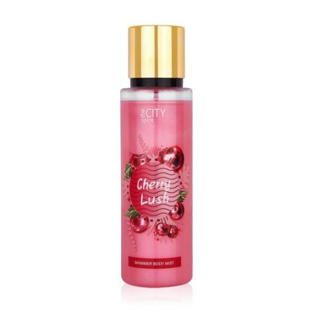 Парфюмированный спрей для тела The City Spirit Shimmer Cherry Lush женский, 200 мл
