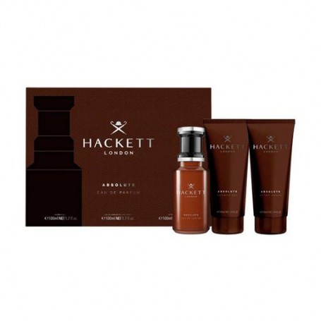 Парфюмированный набор мужской Hackett London Absolute (парфюмированная вода, 100 мл + гель для душа, 100 мл + гель после бритья,