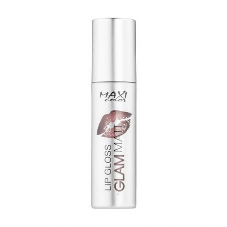 Жидкая матовая помада Maxi Color Glam Matt тон 01 Насыщенная карамель, 4.5 мл