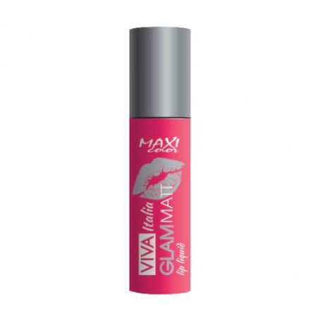 Жидкая матовая помада для губ Maxi Color Viva Italia Glam Matt Lip Liquid 04 Персиковое наслаждение, 5 г