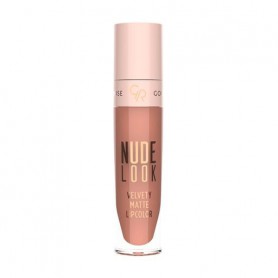 Жидкая матовая помада для губ Golden Rose Nude Look Velvety Matte Lipcolor 02 Peachy Nude, 5.5 мл