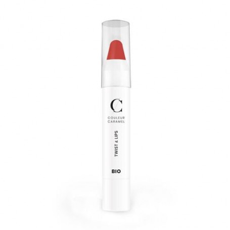 Помада-карандаш для губ Couleur Caramel Twist &amp Lips 411 Rose, 3 г