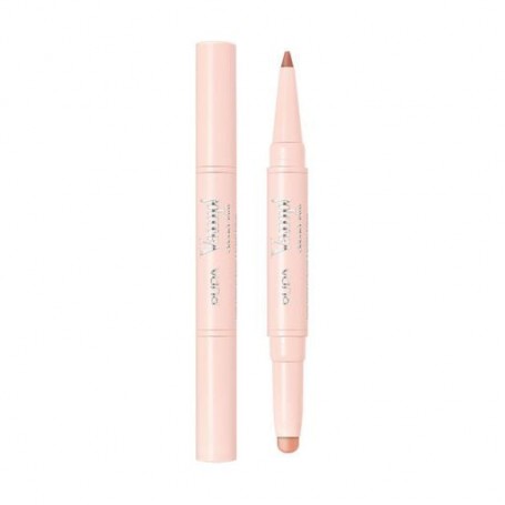 Помада-карандаш для губ 2 в 1 Pupa Vamp! Creamy Duo Contouring Lip Pencil &amp Brilliant Lipstick 007 Peach Nude, 1 г