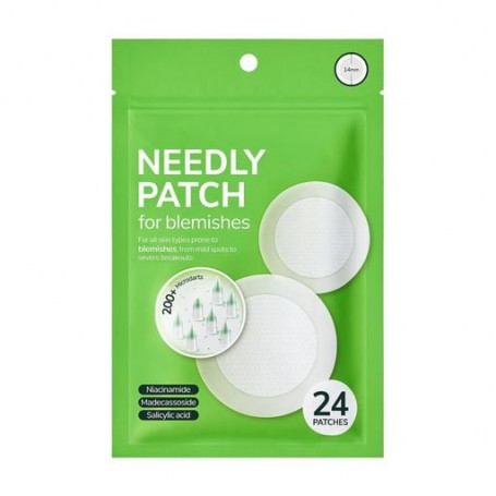 Микроиголочные патчи для лица Needly Patch For Blemishes против воспалений и высыпаний, 24 шт