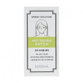 Патчи для лица Missha Speedy Solution Anti Trouble Patch для борьбы с акне и воспалениями на коже, 8*12 шт