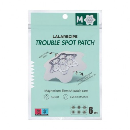 Гидроколлоидные патчи от прыщей Lalarecipe Trouble Spot Patch M, 6 шт