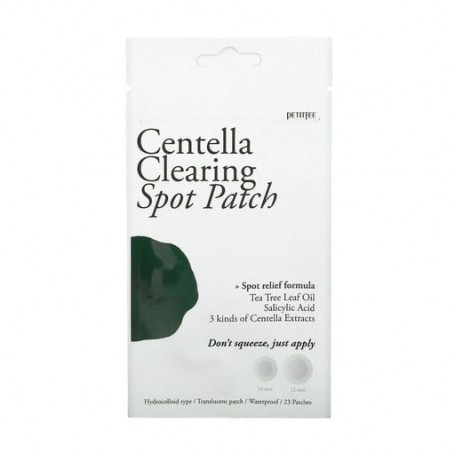 Точечные патчи Petitfee Centella Clearing Spot Patch от воспалений, с экстрактом центеллы азиатской, 23*6 г