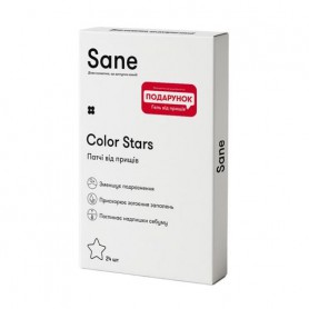 Патчи от прыщей Sane Color Stars, 24 шт