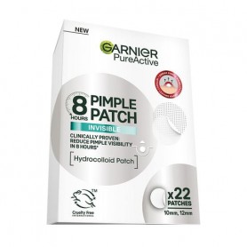 Гидроколлоидные патчи от прыщей Garnier Pure Active 8 Hours, 22 шт