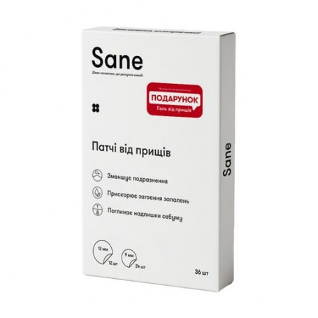 Патчи от прыщей Sane, 36 шт