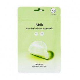 Точечные патчи для лица Abib Heartleaf Calming Spot Patch против прыщей, 78 шт