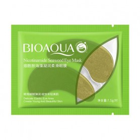 Патчи для кожи вокруг глаз Bioaqua с никотинамидами и водорослями, 7.5 г