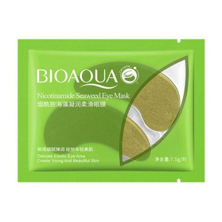 Патчи для кожи вокруг глаз Bioaqua с никотинамидами и водорослями, 7.5 г