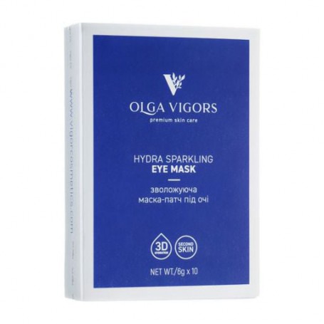 Увлажняющая маска-патч для кожи вокруг глаз Vigor Hydra Sparkling Eye Mask, 6 г
