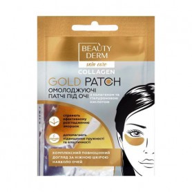 Патчи для глаз BEAUTYDERM золотые, коллагеновые, 2 шт, 8 г