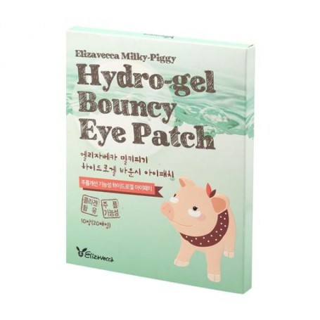 Гидрогелевые патчи для кожи вокруг глаз Elizavecca Face Care Milky Piggy Hydro-gel Bouncy Eye Patch, 20 шт