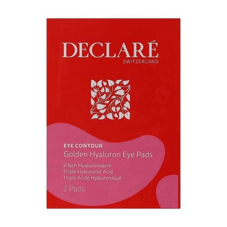 Патчи для кожи вокруг глаз Declare Eye Contour Golden Hyaluron Eye Pads Золотой гиалурон, 2 шт