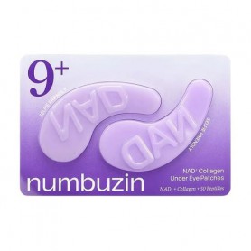 Патчи для кожи вокруг глаз Numbuzin No.9 NAD+ Collagen Under Eye Patches, 1 пара