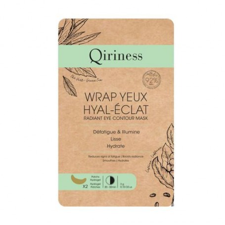 Гидрогелевые омолаживающие патчи для кожи вокруг глаз Qiriness Radiant Eye Contour Mask, 3 г