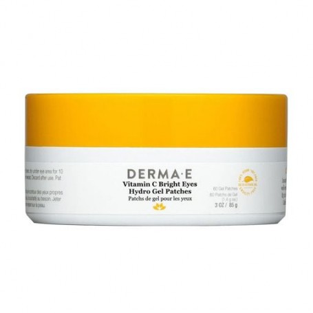 Гидрогелевые патчи для осветления кожи вокруг глаз Derma E Bright Eyes Hydro Gel Patches Vitamin С, 60 шт, 85 г