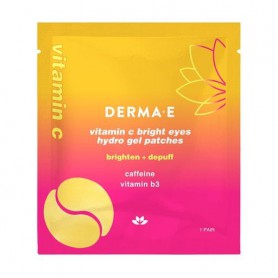 Гидрогелевые патчи для кожи вокруг глаз Derma E Vitamin C Bright Eyes Hydro Gel Eye Patches с витамином С, 5 пар