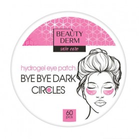 Розовые гидрогелевые патчи для кожи вокруг глаз BEAUTYDERM Bye Bye Dark Circles Hydrogel Eye Patch, 60 шт