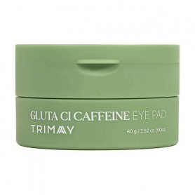 Пады для кожи вокруг глаз Trimay Gluta Ci Coffeine Eye Pad с глутатионом, центеллой и кофеином, 60 шт