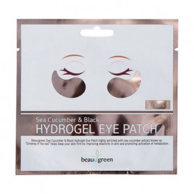 Разглаживающий гидрогелевые патчи Beauugreen Sea Cucumber &amp Black Hydrogel Eye Patch средние, 60 шт