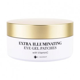 Патчи для кожи вокруг глаз K-SECRET Vitamin C Extra Illuminating Eye Gel Patches против темных кругов, с витамином С, 102 г, 60 