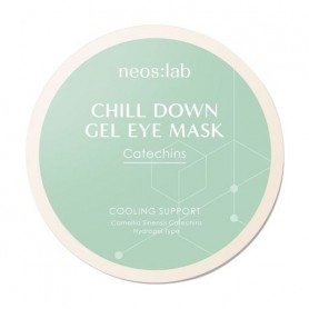 Гидрогелевые патчи для кожи вокруг глаз Neos:lab Chill Down Gel Eye Mask Catechins с зеленым чаем и аденозином, 60 шт