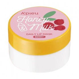 Питательная маска для губ A&39pieu Honey &amp Milk Daily Lip Mask, Berry, 6 г
