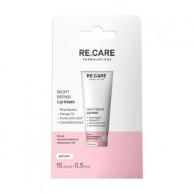 Ночная восстанавливающая маска для губ Re.Care Night Repair Lip Mask, 15 мл