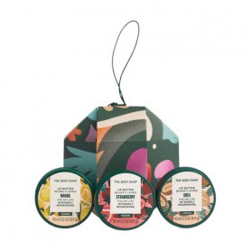 Подарочный набор баттеров для губ The Body Shop Lipcare Trio Set, 3*10 мл