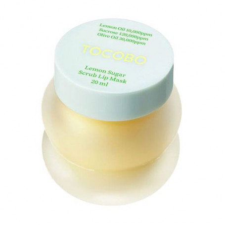 Маска-скраб для губ Tocobo Lemon Sugar Scrub Lip Mask Лимонно-сахарная, 20 мл