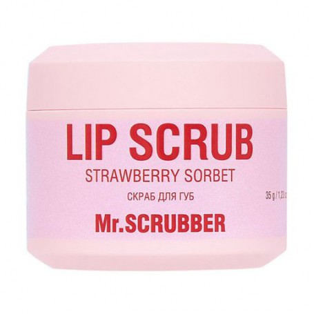 Скраб для губ Mr.Scrubber Lip Scrub Strawberry Sorbet с ароматом клубничного сорбета, 35 г