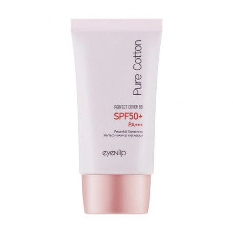 Увлажняющий ВВ-крем для лица Eyenlip Pure Cotton Perfect Cover BB Cream SPF 50+/PA+++, 23 Natural Beige, 30 мл