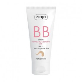 ВВ-крем для лица Ziaja BB cream normal, dry &amp sensitive skin SPF 15, 50 мл