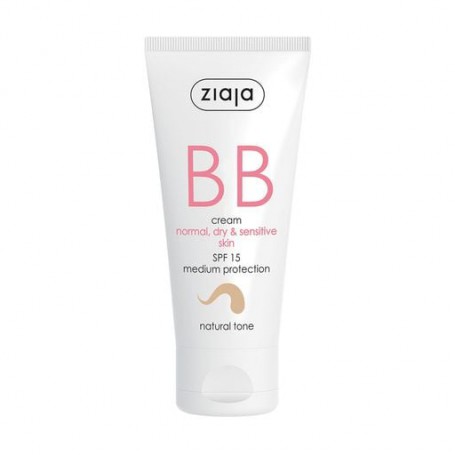 ВВ-крем для лица Ziaja BB cream normal, dry &amp sensitive skin SPF 15, 50 мл