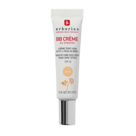 ВВ-крем для лица Erborian BB Cream Baby Skin Effect, SPF 20, с женьшенем, Dore, 15 мл