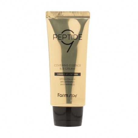 ВВ крем для лица FarmStay Peptide 9 Covering Essence BB Cream с пептидами, SPF 50+/PA++++, 50 г