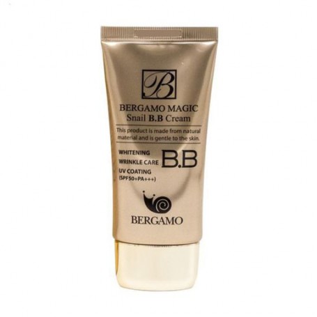 ВВ-крем для лица Bergamo Magic Snail BB Cream SPF 50+ PA+++ с экстрактом улитки, 50 мл
