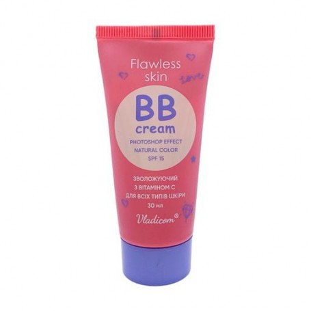 Увлажняющий BB-крем для лица Владіком Flawless Skin BB-Cream Natural Color, SPF 15, для всех типов кожи, 30 мл